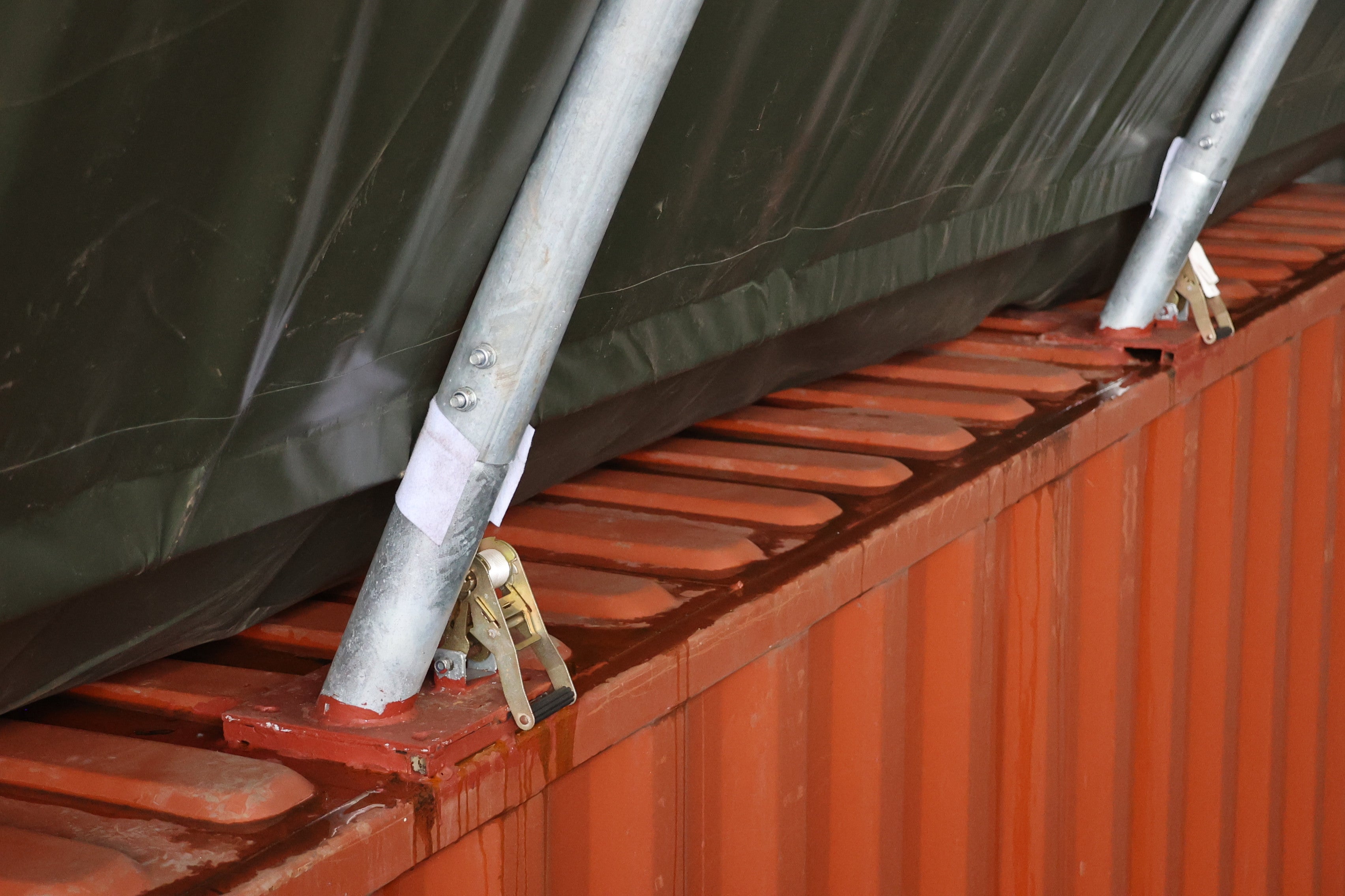 12m (40ft) spændvidde | Container baldakiner - 40ft x 12ft (12m x 4,5m)