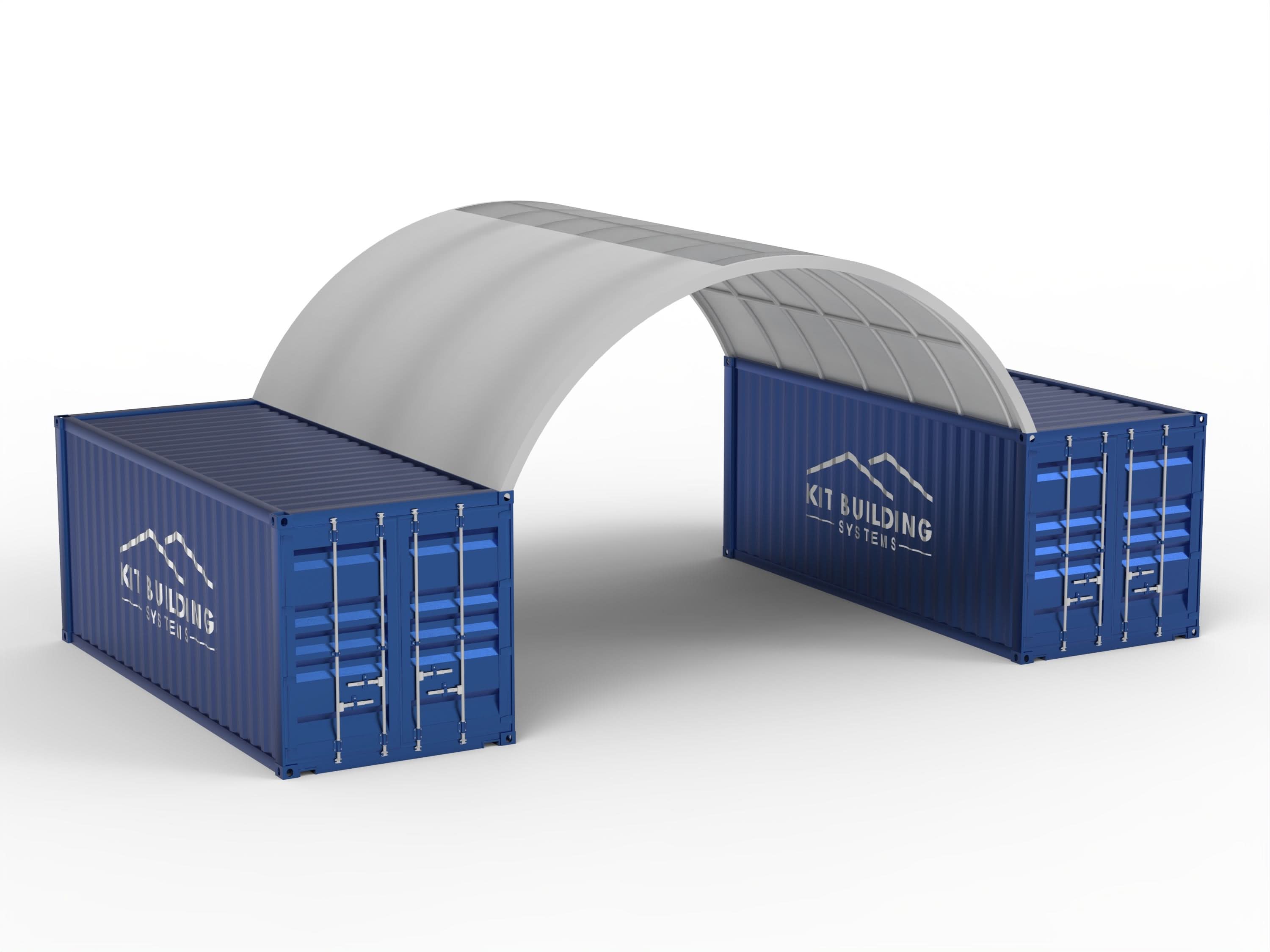 Container Baldakiner - 20ft x 20ft x 6,5ft (6m x 6m x 2m)