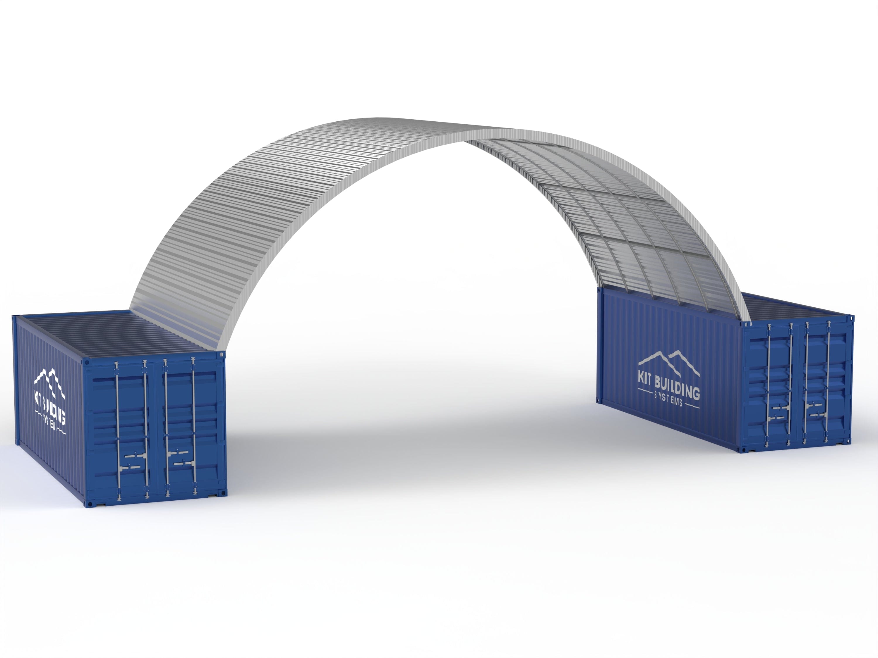 Stålcontaineroverdækninger - 33ft x 20ft x 12ft (10m x 6m x 3,6m)