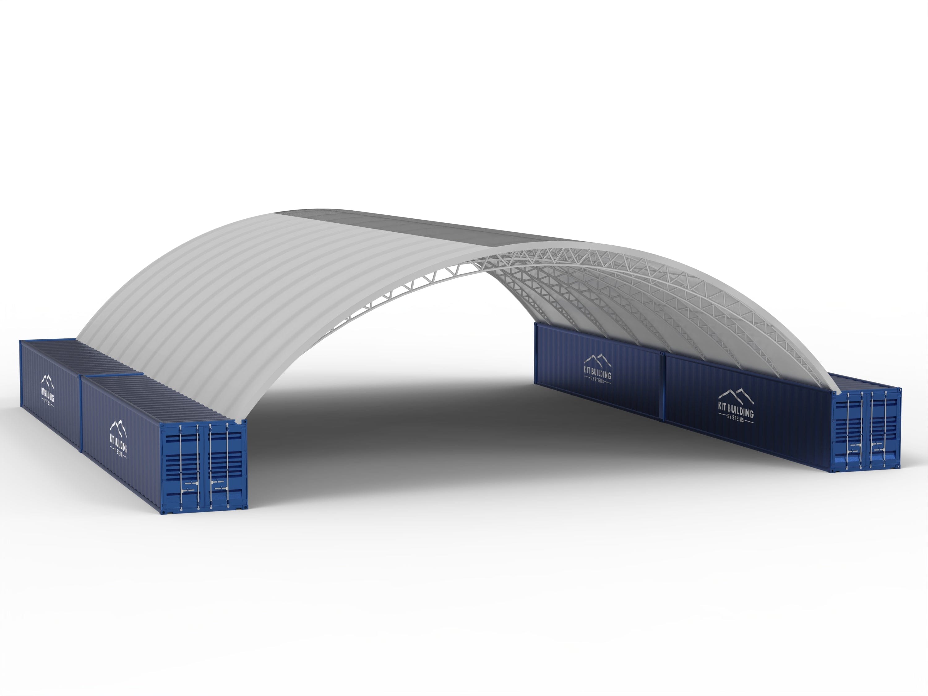 Containerhus - 60ft x 80ft x 20ft (18m x 24,3m x 6m)