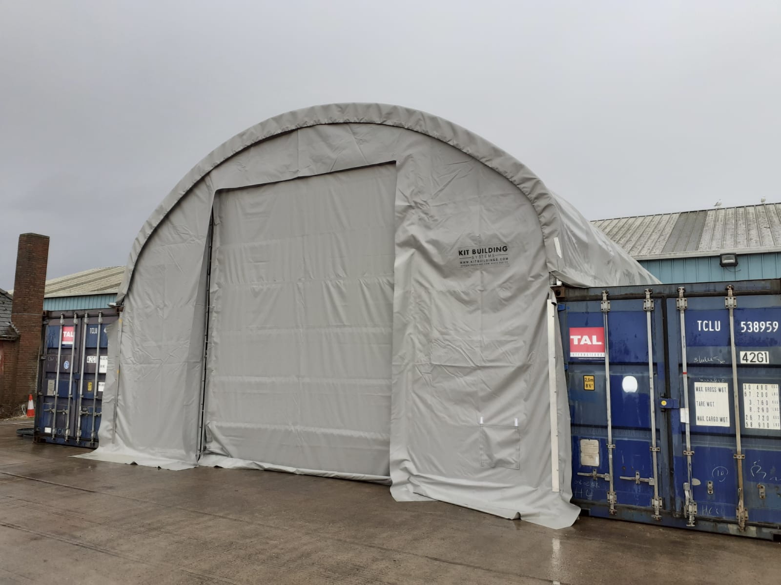Container baldakiner - 33ft x 20ft x 12ft (10m x 6m x 3,6m)