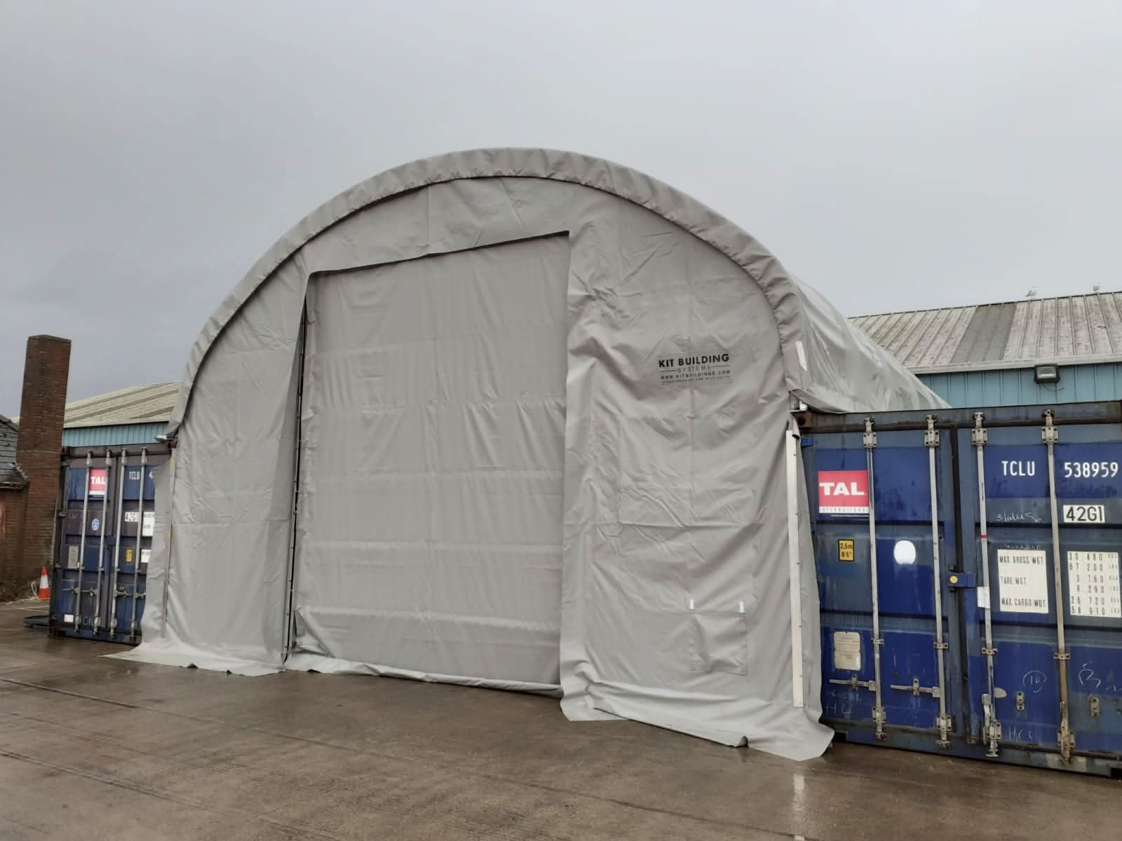 Container Baldakiner - 20ft x 20ft x 6,5ft (6m x 6m x 2m)