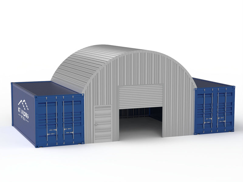Container baldakiner - 20 fod x 20 fod x 6,5 fod (6m x 6m x 2m)