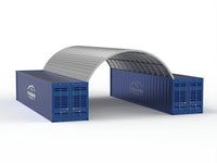 Container baldakiner - 20 fod x 20 fod x 6,5 fod (6m x 6m x 2m)