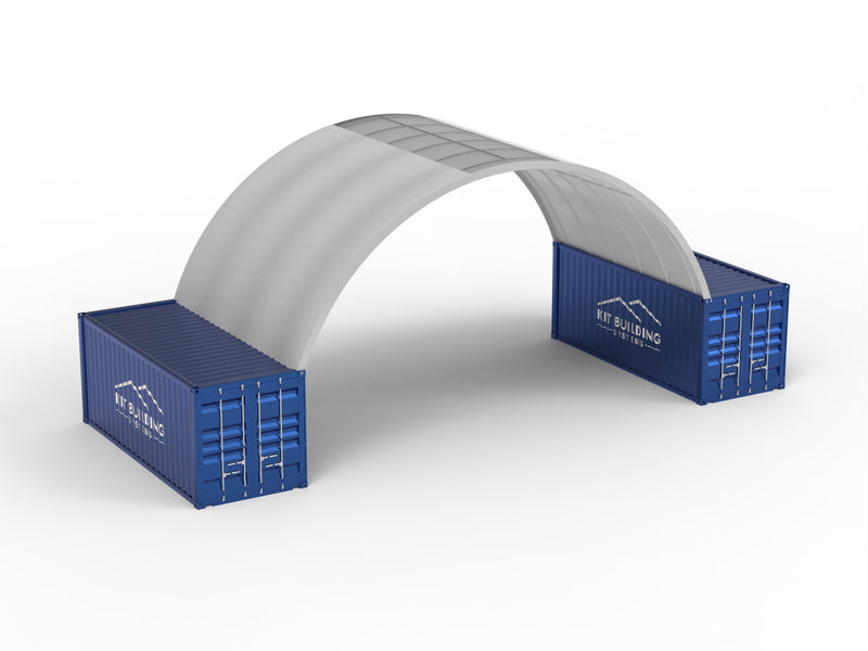 Container Overdækninger - 33ft x 20ft x 12ft (10m x 6m x 3,6m)
