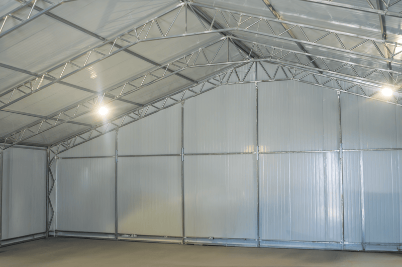 Stål flyhangar