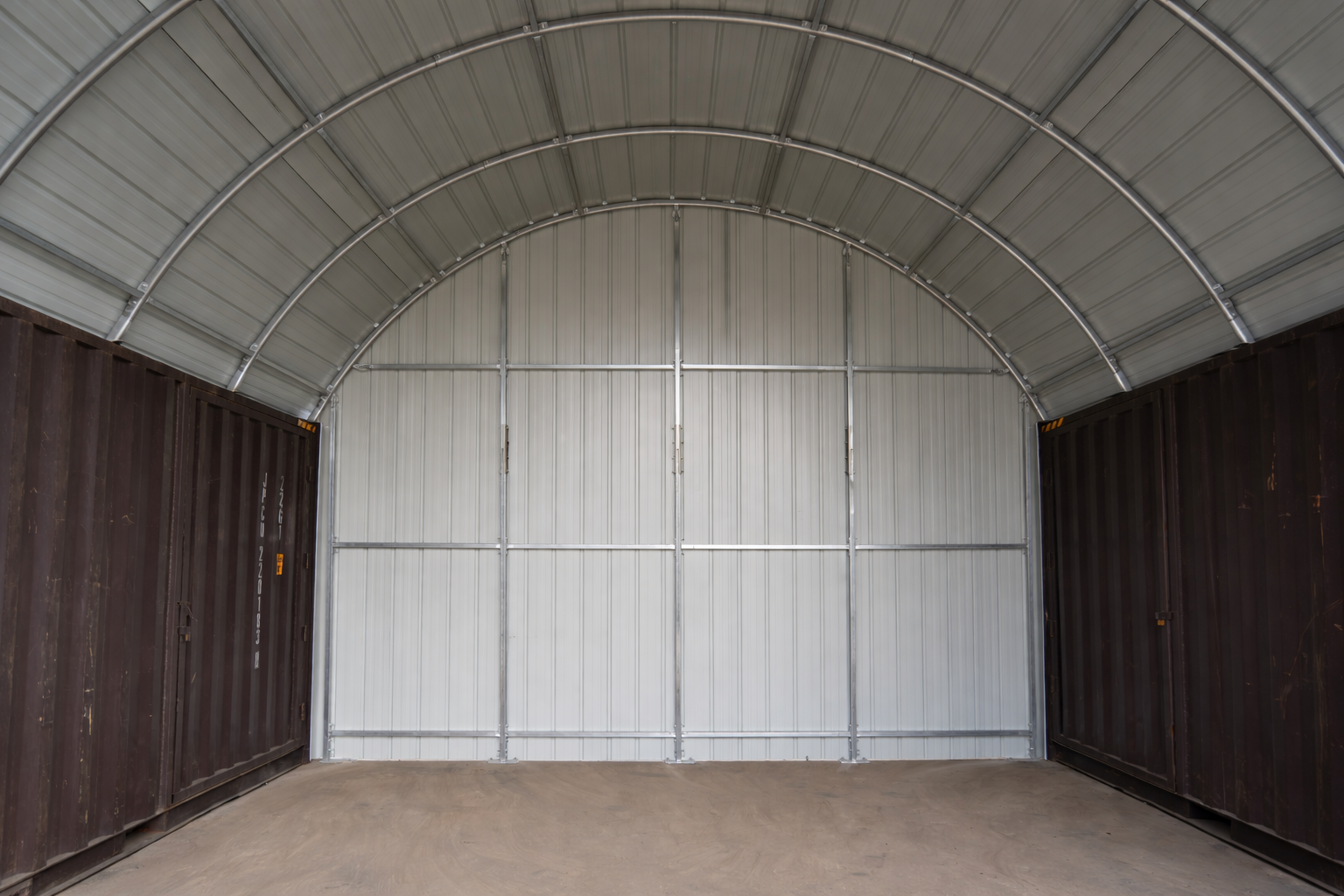 Stålkontainer Overdækninger - 40ft x 40ft x 15ft (12m x 12m x 4,5m)