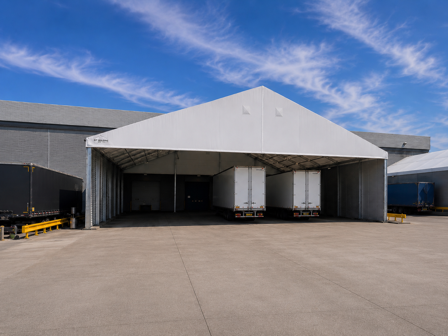 Lastkaj Baldakiner | Industrielle Lastkaj Shelters & Baldakin Systemer