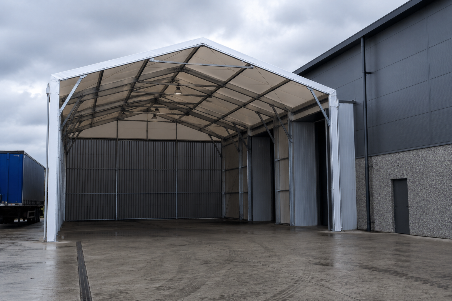 Lastkaj Baldakiner | Industrielle Lastkaj Shelters & Baldakin Systemer