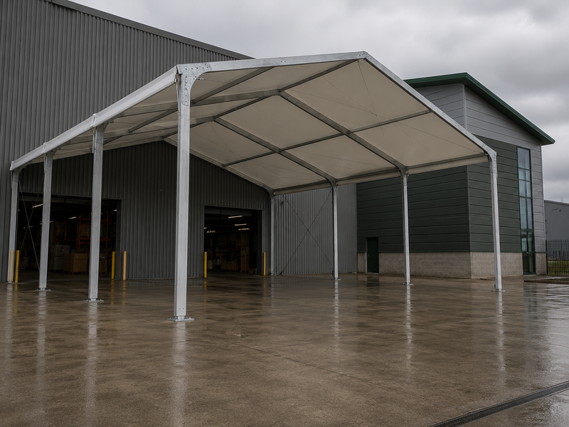Lastkaj Baldakiner | Industrielle Lastkaj Shelters & Baldakin Systemer