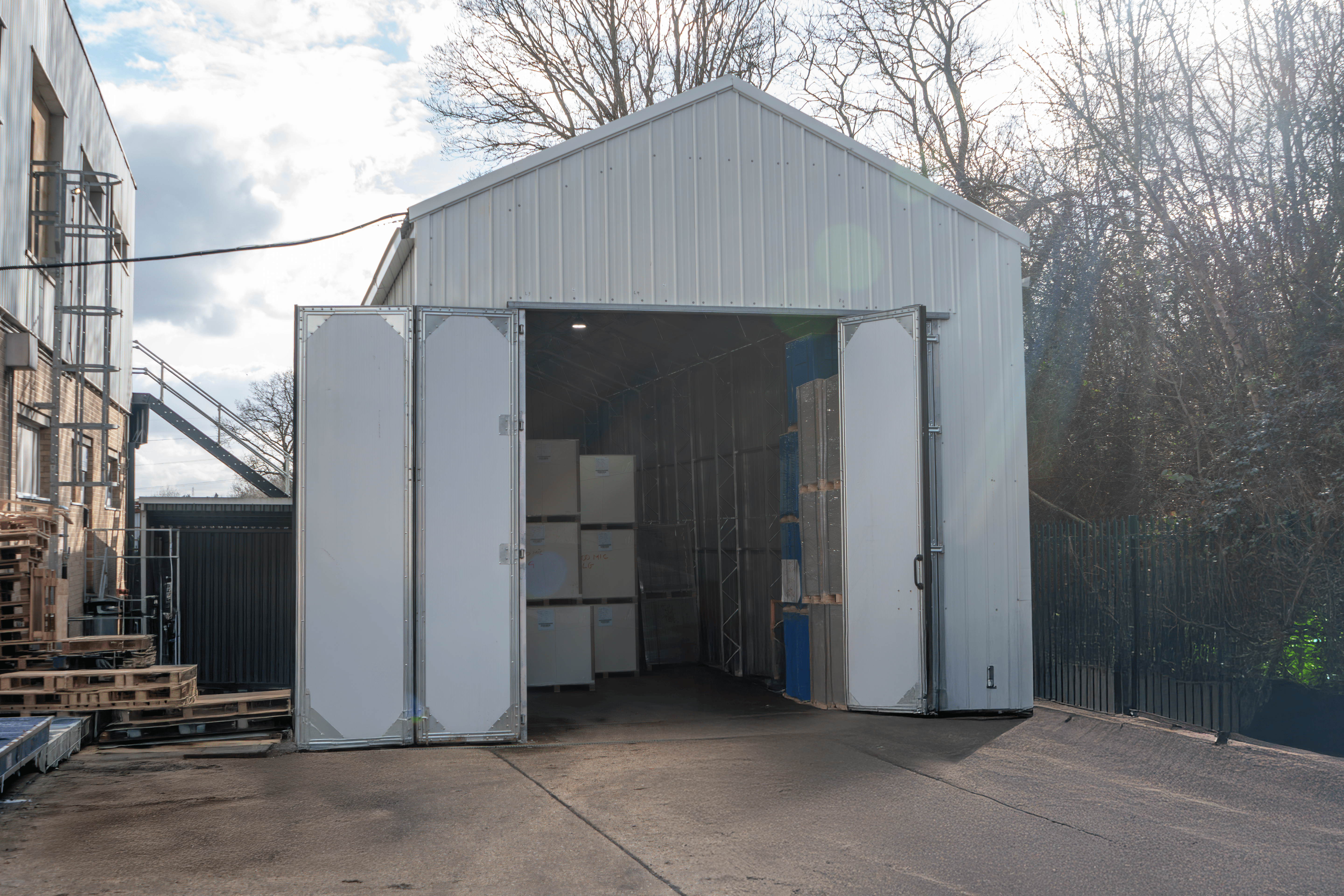 Stål flyhangar