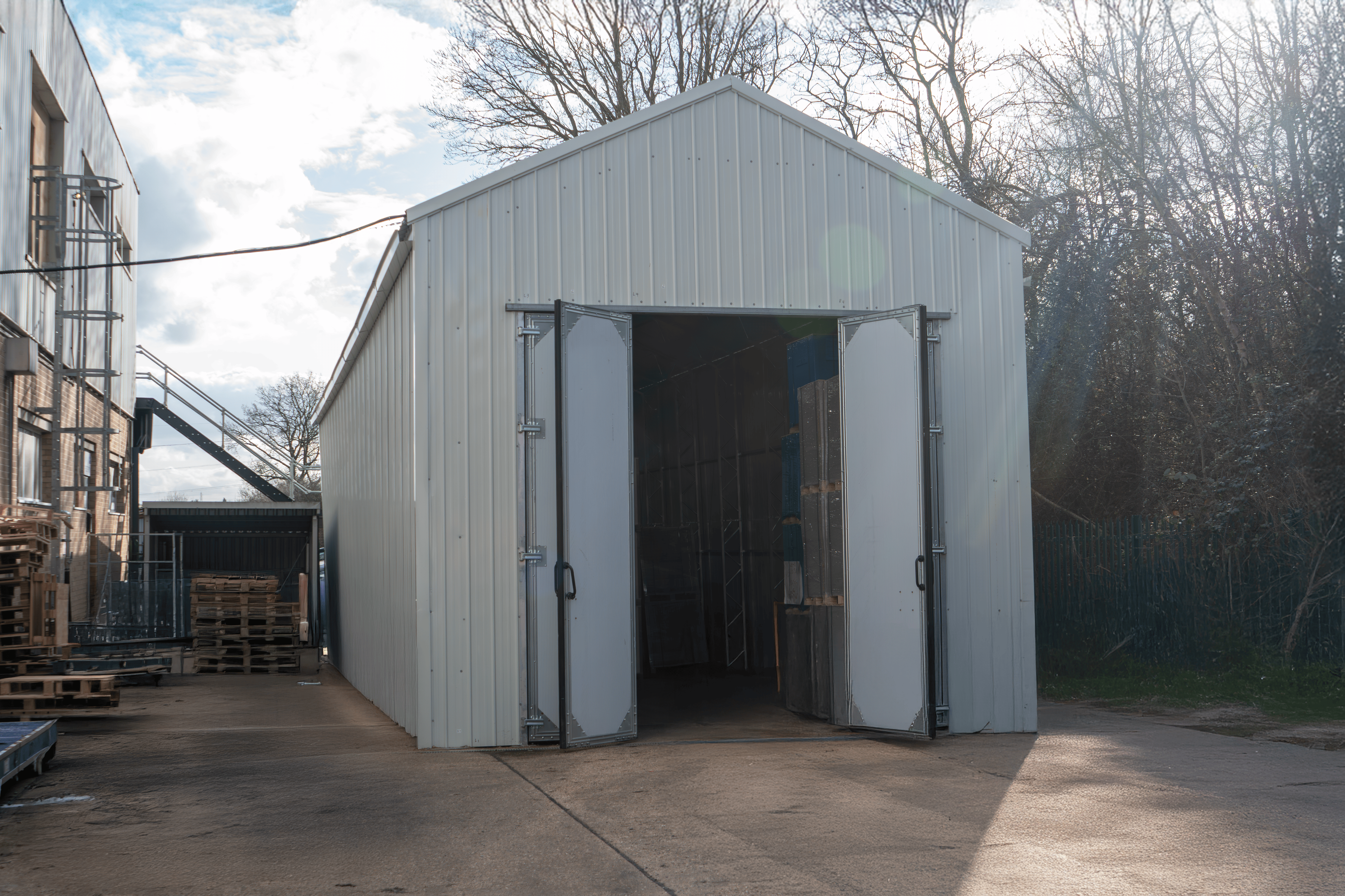 Stål flyhangar