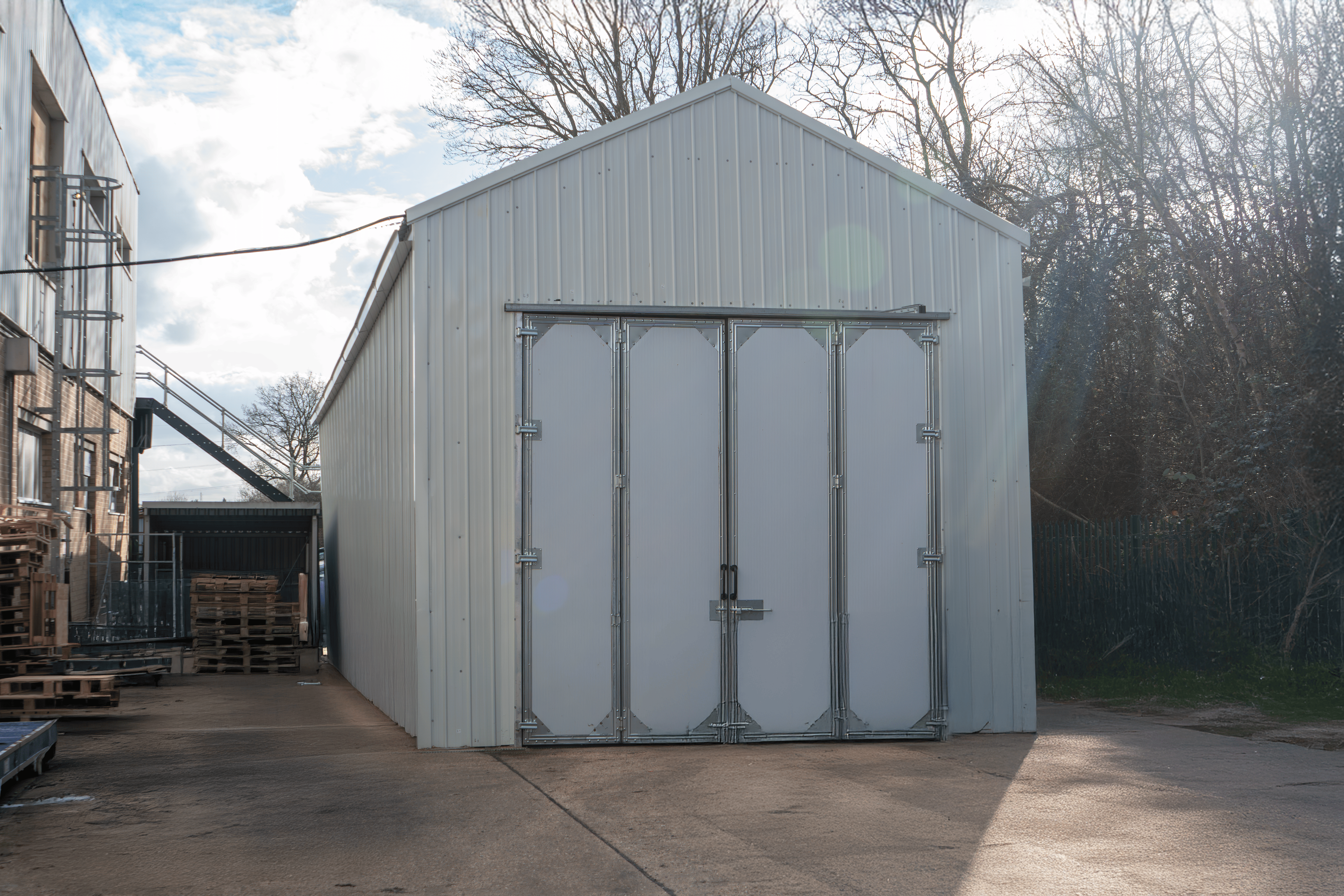 Stål flyhangar