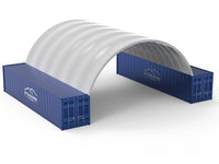 Container baldakiner - 33ft x 40ft x 12ft (10m x 12m x 3,6m)