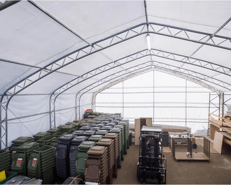 Kit Buildings Fabric Storage Buildings | Double Truss