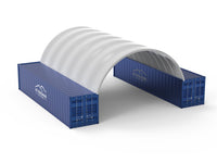 Container baldakiner - 26 fod x 40 fod x 10 fod (8m x 12m x 3m)